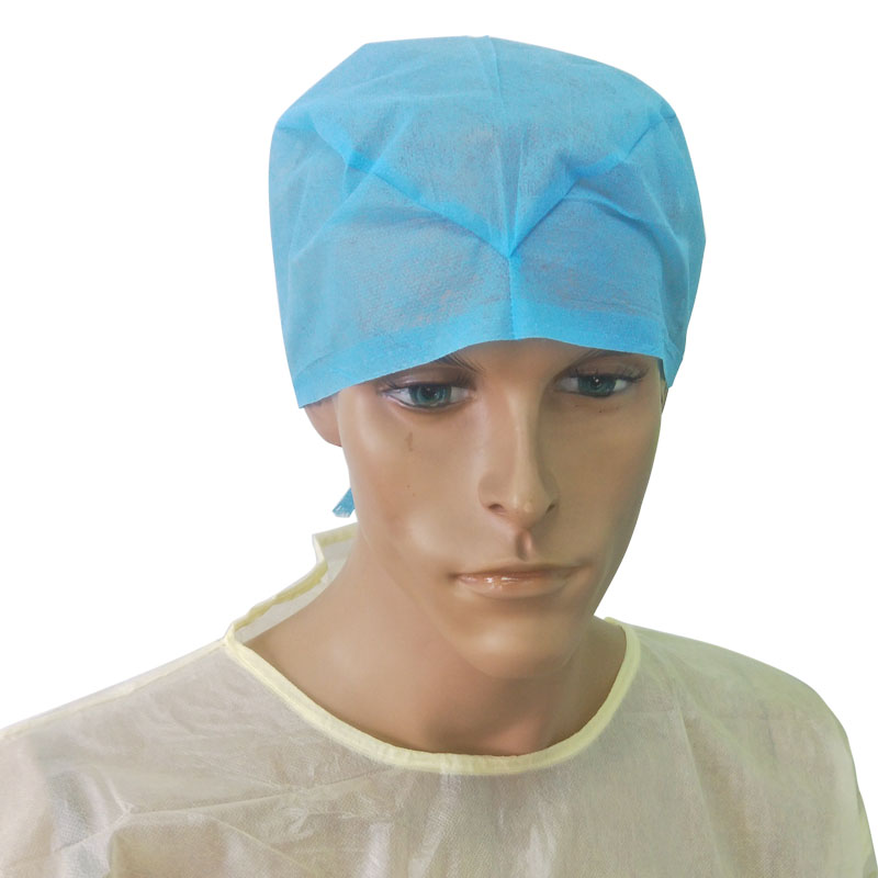 Nonwoven Medical Doctor Cap With Ties on Back